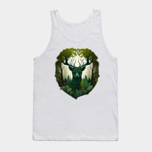 Nature Lover Deer - Designs for a Green Future and Hunters Tank Top